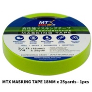1PCS - MTX MASKING TAPE 18MM x 25yards