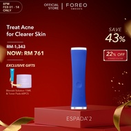 FOREO ESPADA 2 LED Light Therapy - Blemish Treatment Skincare Device | Scar Treatment for Face | Pim