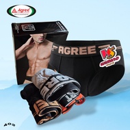 W402 (3 - 12 Pcs) Agree Adult Men's Underwear, Men's Underwear Size M, L, XL