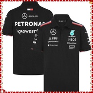 2024 Mercedes AMG Petronas F1 Team Polo-Black AAA+
