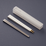 台灣第一筷 台灣製 316不鏽鋼 隨身筷 白色