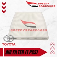 [1 PCS] Toyota OEM Cabin Air Filter for Perodua Myvi (145520-2510 / 014520-2990 / 87139-29903D)
