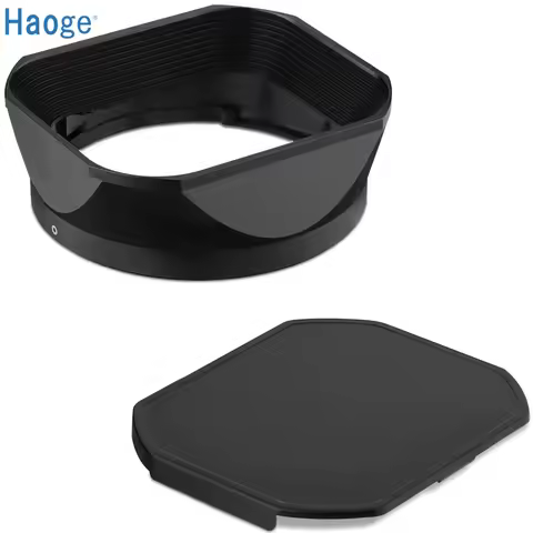 Haoge Metal Square Lens Hood for Fujifilm Fuji XF16-50mm F2.8-4.8 R LM WR ,XF33mm F1.4 R LM WR,XF 23