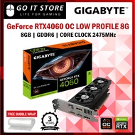 GIGABYTE GEFORCE RTX4060 LOW PROFILE OC 8GB GDDR6 GRAPHICS CARD ( GV-N4060OC-8GL ) RTX 4060