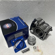 Cylinder Block Assy + Piston CBR 150 LED, K56. SONIC 150, SUPRA GT-R 150, CB 150 R NEW LED. Premium 