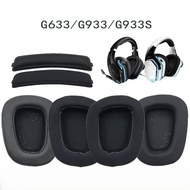 Replacement Ear Pads Cushions Headband Kit For Logitech G633 G933 G635 G633S G933S Gaming Headset Ea