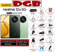 realme 11X 5G | realme 12X 5G | 8GB+8GB Extended Ram+128GB/256GB Rom | Original Malaysia Set