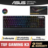 ASUS TUF Gaming K3 Mechanical Keyboard Aura Sync RGB Lighting