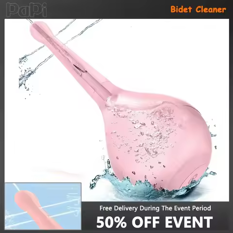 Medical Enema Irrigator Enema Bulb Syringe Anal Douche Cleaner Enema Colon Cleanse Feminine Hygiene 