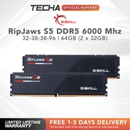 [FAST SHIP] G.Skill RipJaws S5 Series | 64GB (2 x 32GB) | DDR5 6000 MT/s | SDRAM | Dual Channel Desk