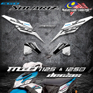 EGO SOLARIZ YAMAHA MIO I 125 STOCK DECAL / S STICKER FOR MOTORCYCLE PARTS AND ACCESSORIES
