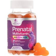 Prenatal Vitamins for Women 60 Gummies + Folic Acid, Mineral Supplement for Fetal Support, Vitamin A