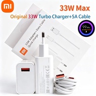 Original Xiaomi 33W EU Fast Charger Adapter+5A Type-C Cable Set Mi TurboCharge For Redmi A5 13C 14C