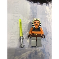 Lego sw192 Ahsoka Tano Minifigure together with lightsaber, as per picture