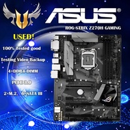 ASUS ร็อคสตริกซ์ซ็อกเก็ตเมนบอร์ดเดสก์ท็อปสำหรับเล่นเกม Z270h LGA 1151 I7 I5 I3 Z270 DDR4 USB3.0เมนบอ