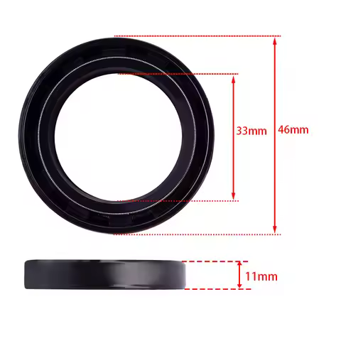 33x46x11 33 46 Motorcycle Front Fork Oil Seal Dust Seal for HONDA CB400 for Kawasaki ELIMINATOR 125 