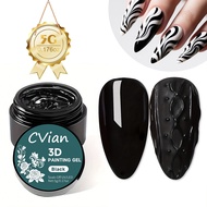 5g Sculpture Painting Nail Gel Set 3D Nail Carved Gel Sculpture Creative Painting Glue Soak Off Nail