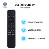 Voice TV Remote Control RMF-TX800P Suitable For Sony X80K X95K Smart TV With Netflix Youtube Network
