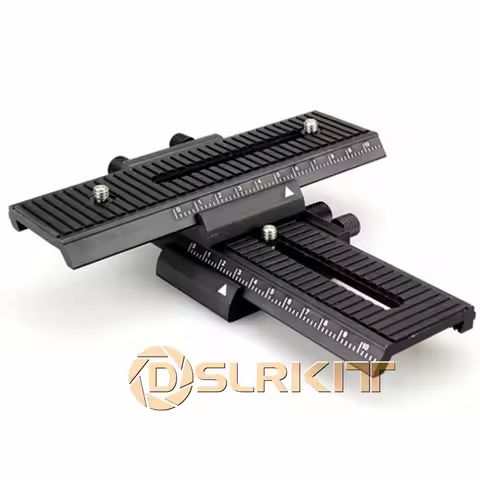 DSLRKIT 4 Way Macro Shot Focusing Focus Rail Slider for CANON NIKON SONY Camera D-SLR