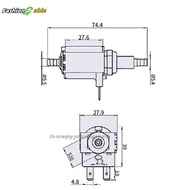 FAMY Jiayin JYPC-2 Mini Electromagnetic Water Pump - Self-Priming Coffee Machine And Steam Iron Boos