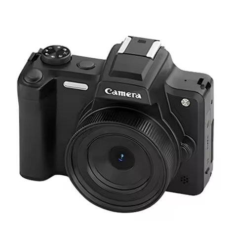 A77P-DC101 Micro DSLR 4K HD Camera 68MP CCD With DSLR Viewfinder AF/MF 2.8" Flip Screen OTG Transmis