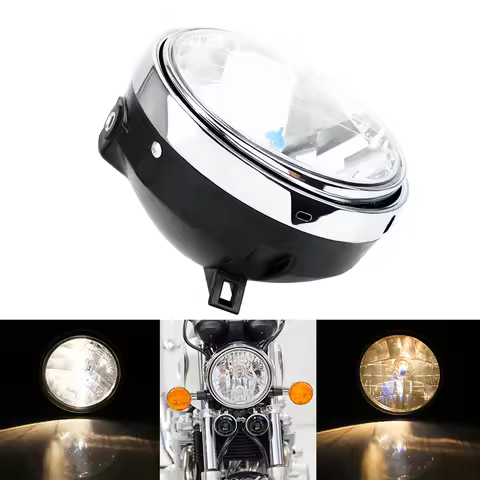 12V Moto Accessories for Honda Hornet 600 900 CB400 Motorcycle Halogen Headlight Headlamp Assembly H