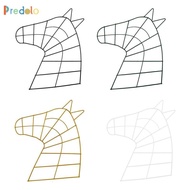 [Predolo] Horse Head Wire Wreath Frame Horse Shaped Wreath Forms Ornament Floral Flower Wreath Frame