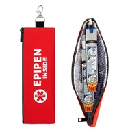 EpiPen Carry Case for 2 EpiPens Insulated – Epipen Holder Bag with Carabiner, Waterproof Travel Epip