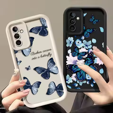 Pretty Purple Butterfly Phone Case For Realme 15 15T 7 7I 8 8I 9 11 12 Lite 13 14 5 5I 6I 5S Plus NA