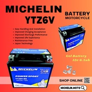 YTZ6 YTZ6V BATTERY MICHELIN MOTORCYCLE V100 VS125 VS150 RS150 V1 V2 VARIO150 CLICK150i ZX150 YUASA H