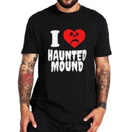 Sematary I Love Haunted Mound T Shirt Popular Trend Heart Shape Unisex Short Sleeve Graphic Tee Fash