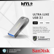 SanDisk Ultra Luxe USB 3.1 CZ74 Flash Drive - ( 32GB / 64GB / 128GB  / 256GB ) SDCZ74