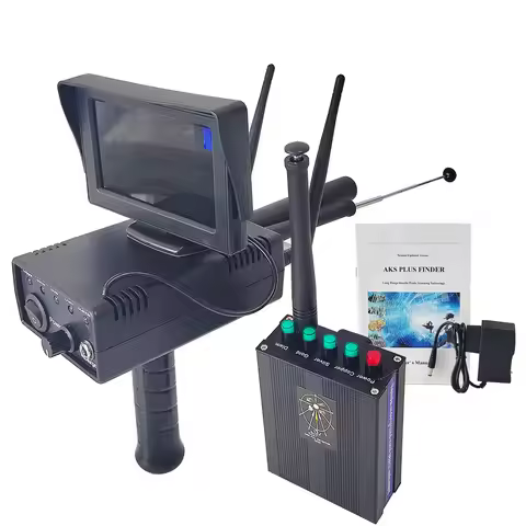 AKS Pulse Finder 3D Large LCD Screen Long Range Gold Silver Copper Diamond Detector Industrial Under