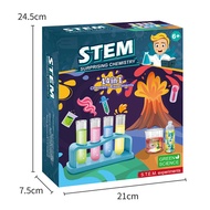 W&F STEM Toy SuperLab 14-in-1 Kit | Magnet/Weather/Plant/Chemistry | Mainan Sains 6+ Tahun (实验套装)