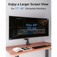 Up to 49" Single Monitor Ultrawide Desk Mount Monitor Stand