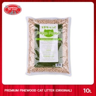 MANOON SUKINA PETTO Pinewood Cat Litter 10L ทรายแมวเปลือกไม้สนธรรมชาติ ขนาด 10 ลิตร