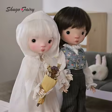 ShugaFairy Peaches 1/6 Bjd Dolls 30cm Pii Body Russian Retro Literary Style Ootd Cute Fullset Joint 