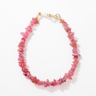 粉色尖晶石 碎石手鍊 14kgf