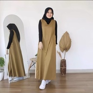 Outer Amira /Luaran Baju Wanita Fashion Muslim / Bahan  Wolfis Polos / Fashion Wanita Muslim / Outer