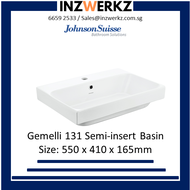 Johnson Suisse Gemelli 131 Semi Insert Basin