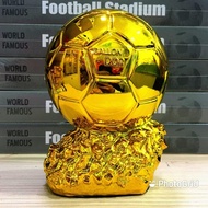 Replika Trofi Ballon D’Or 15cm Miniatur Piala Koleksi Penghargaan Hadiah Collection Hobby Ballon Dor