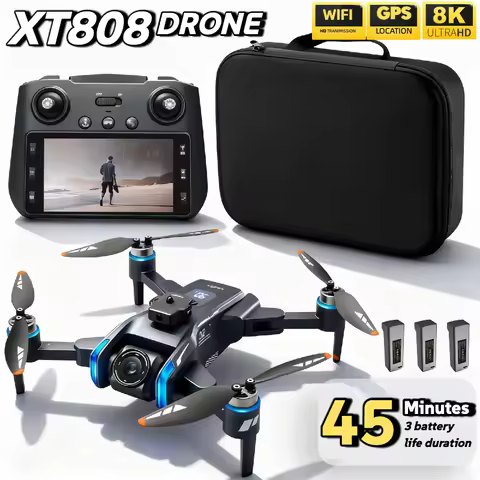 Hot for Xiaomi XT808 GPS Brushless Motor Drone Professional HD Dual Camera Dron 5G WIFI FPV Foldable