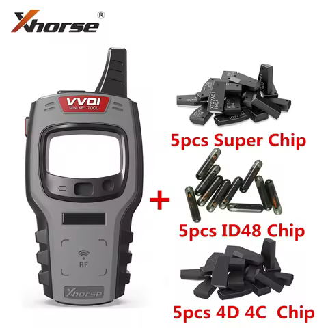 Xhorse VVDI Mini Key Tool Super Chip 4D 4C 46/ID48 Chip Car Remote Key Programmer Free 96bit 48-Clon