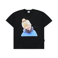 ADLV 24SS BABY FACE YELLOW BEANIE BOY SS TSHIRT, ADLV-24SS-SSBKBF-YBB (KPA47)