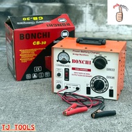 เครื่องชาร์จแบตเตอรี่  ตู้ชาร์จแบตเตอรี่ Bonchi รุ่น CB-30  30A 24V (สีส้ม)  คอยทองแดงแท้ 100% ผลิตจ