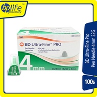 BD Ultra-Fine Pro Pen Needle 4mm 32G 100s