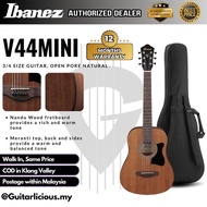 Ibanez V44MINI V Series 3/4 Size Acoustic Guitar, Open Pore Natural ( V44-Mini / V-44 / V-MINI )