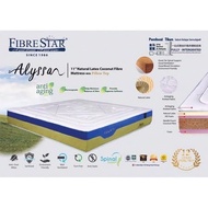Fibre Star 11'' Alyssan Natural Latex Coconut Fibre Mattress with Pillow Top