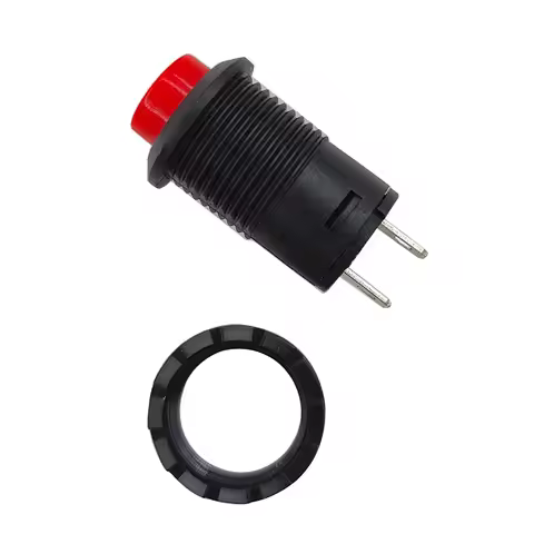 10PCS DS-428/427 Circular Button Switch Unlocking Self locking Switch Thread Type Opening 12mm Multi