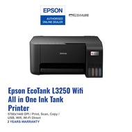 EPSON Ecotank L3250 Wifi All in One Ink Tank Printer - Black (PRINT/SCAN/COPY/WIFI)